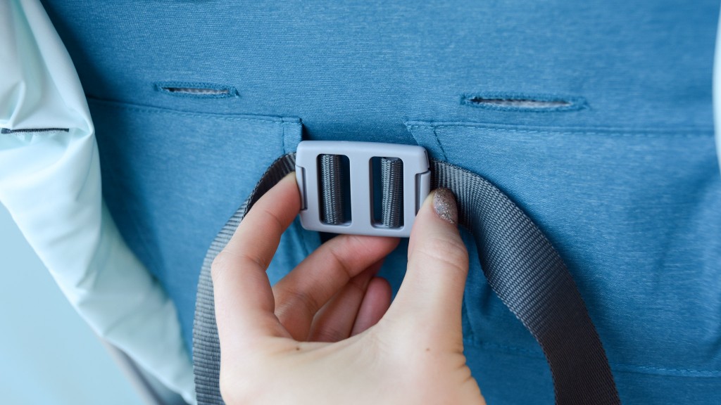 uppababy minu - the seatback adjustment toggle on the minu can be operated with one...