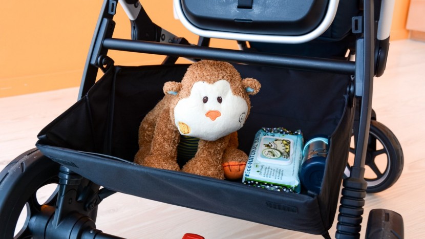 the storage bin on the sleek has an expandable back and a zippered...