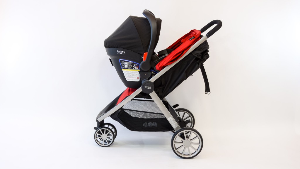 stroller and car seat combo - the b-lively works well with the b-safe car seat as it sits snuggly...