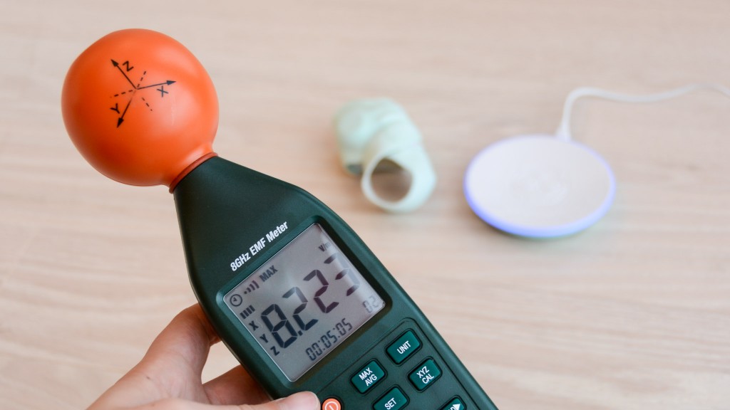 movement monitor - we tested each monitor for emf emissions. shown here is the...