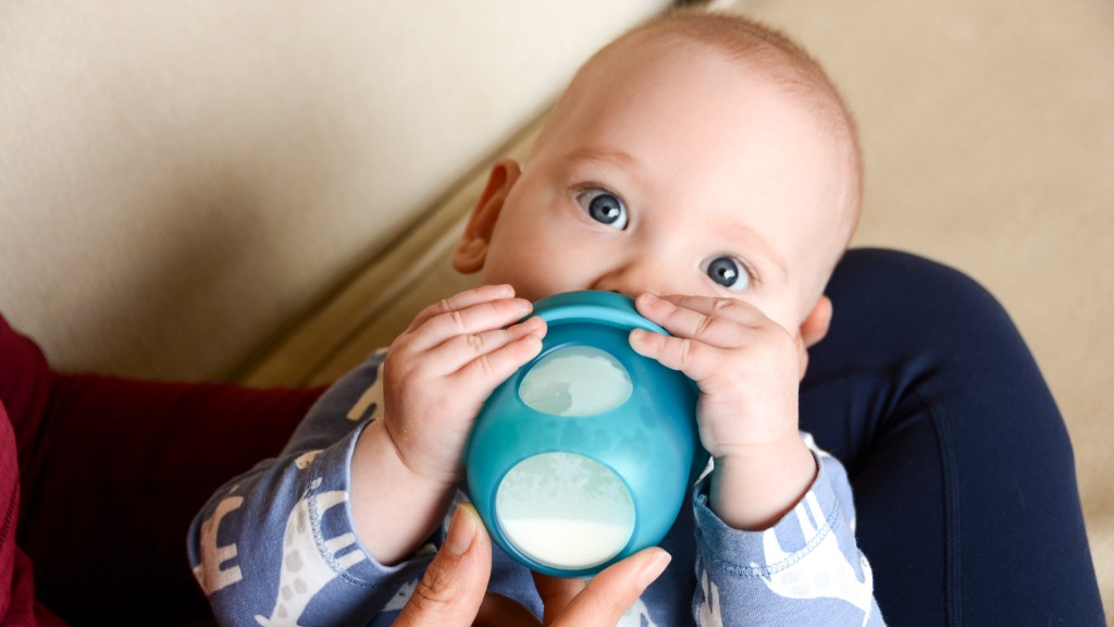 baby bottle - our baby tester could almost hold onto the boon nursh independently.