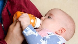 Baby was able to fit the entire nipple in her mouth, but it did not...