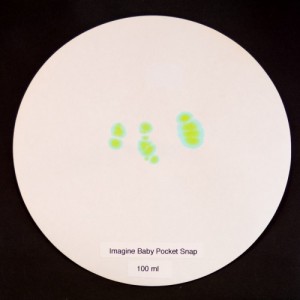 The Imagine Baby Pocket Snap shows minimal green (mock urine) on the...