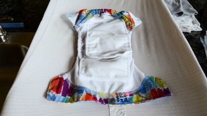 cloth diaper - the bumgenius freetime features inserts that layer over each other...