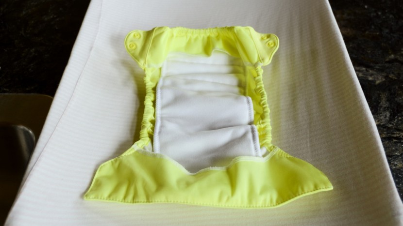 cloth diaper - the flip stay dry insert fits into the cover like a glove.