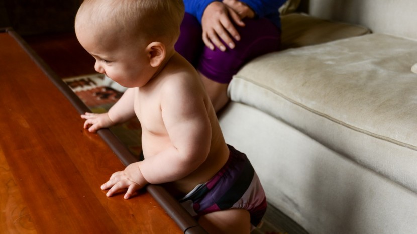 grovia o.n.e. - our little tester didn&#039;t mind wearing the grovia o.n.e. diaper.