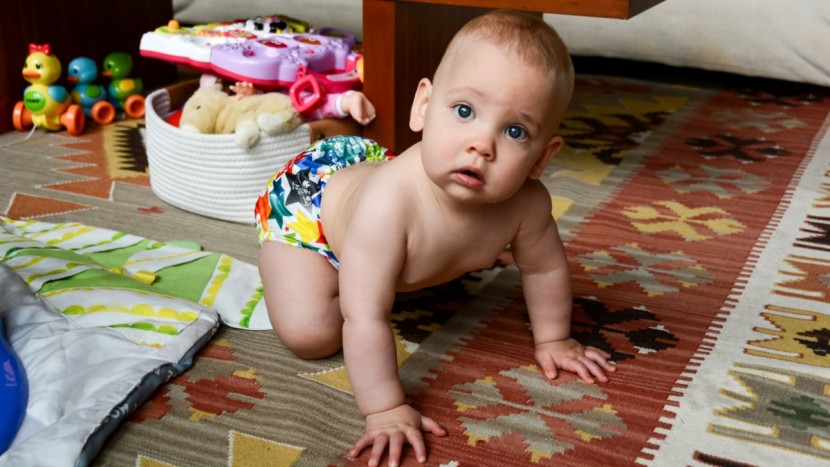 rumparooz pocket - baby was happy and comfortable in the rumparooz pocket diaper, and...