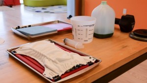 Here, the absorbency of the Rumparooz Pocket is about to be put to...