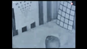 A zoomed-in image on the Arlo shows muddled features and an...
