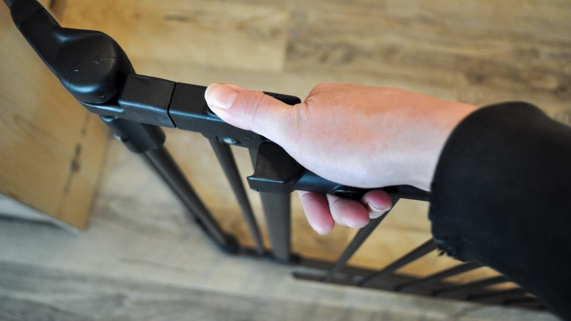 pushing the button on the toddleroo is simple and doesn't require a...