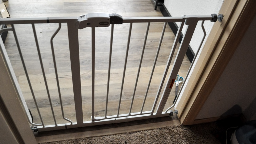 baby gate - the regalo comes with two extensions but the lack of adjustability...