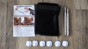 The Magic Mesh gate comes in an easy to transport size you can take...