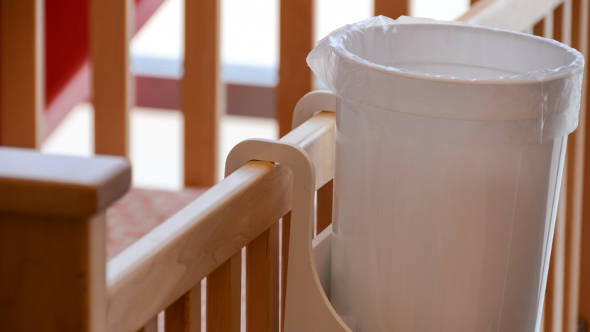 the hooks of the one-n-done allow you to hang it wherever is most...