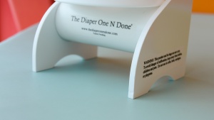 The base of the Diaper One-N-Done is made from plastic.