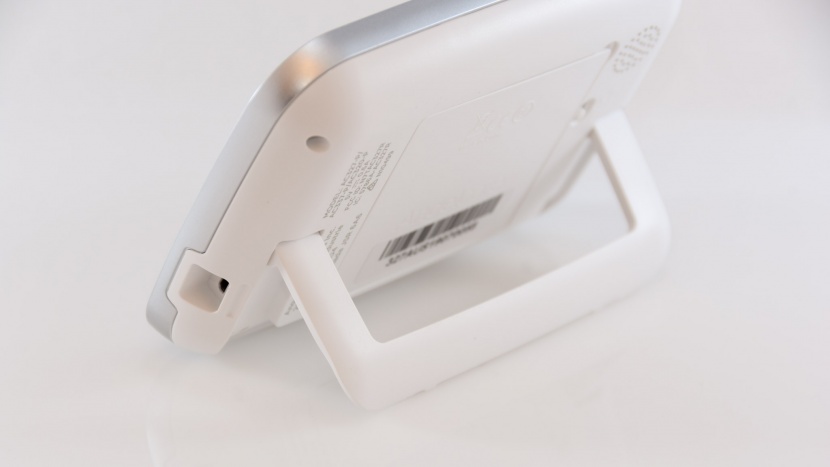the ac327 parent unit has a kickstand for easy viewing.