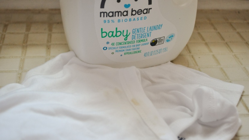 baby detergent - mama bear showed mixed results on tests for poo with some coming...