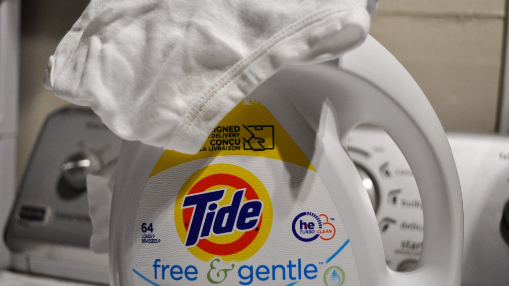 baby detergent - we thought tide would be more effective than it seemed in our test...