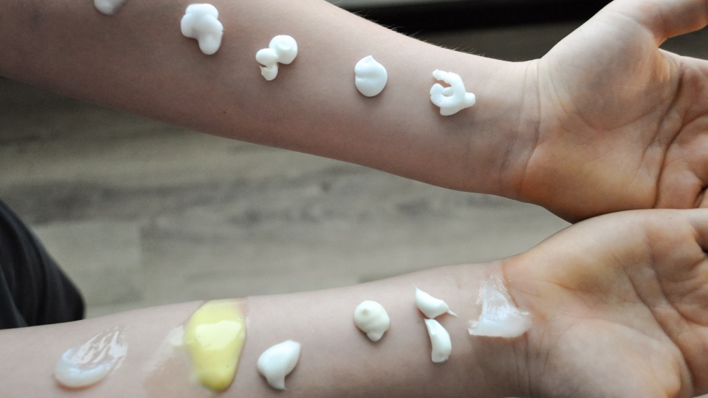 baby lotion - every lotion and ointment has a different feeling at first and after...