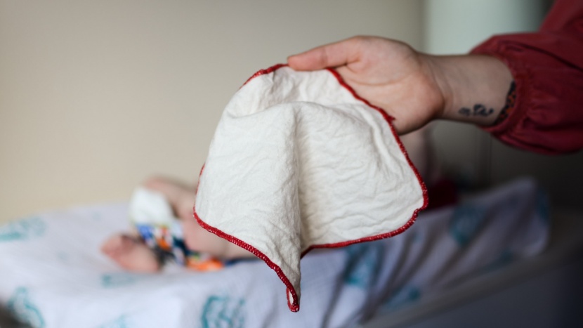 cloth baby wipes - although the come out of the wash slightly wrinkled, osocozy flannel...