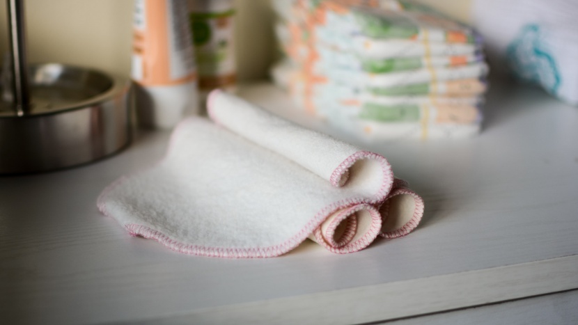cloth baby wipes - the fleece side of the babykicks wipes is velvety soft at first, but...