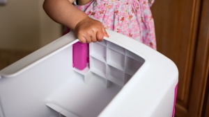 The iLove is lightweight and easy for toddlers to carry.