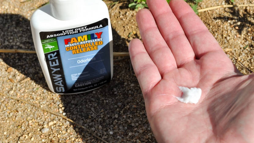 insect repellent - the sawyer controlled release lotion is good for areas with known...