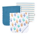 copper pearl burp cloth