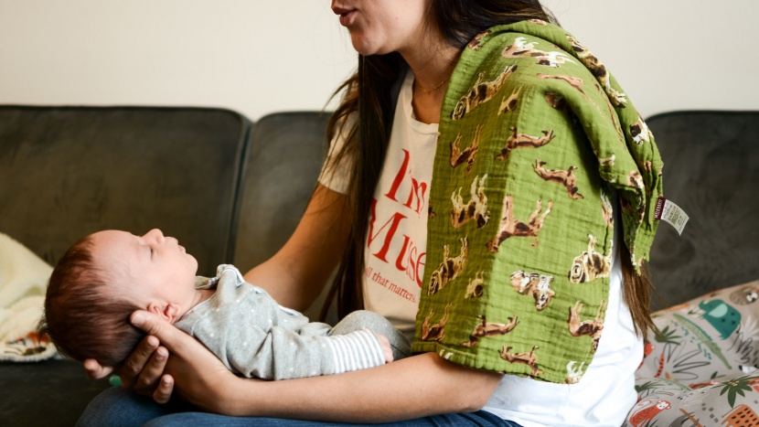 burp cloth - the milkbarn organic burp cloth offers the most surface area of any...