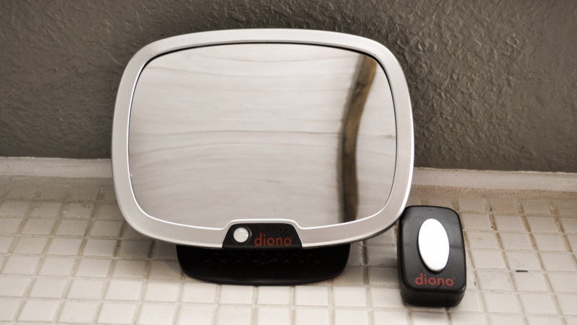 baby mirror for car - the diono has a useful light for night viewing but the remote wasn&#039;t...