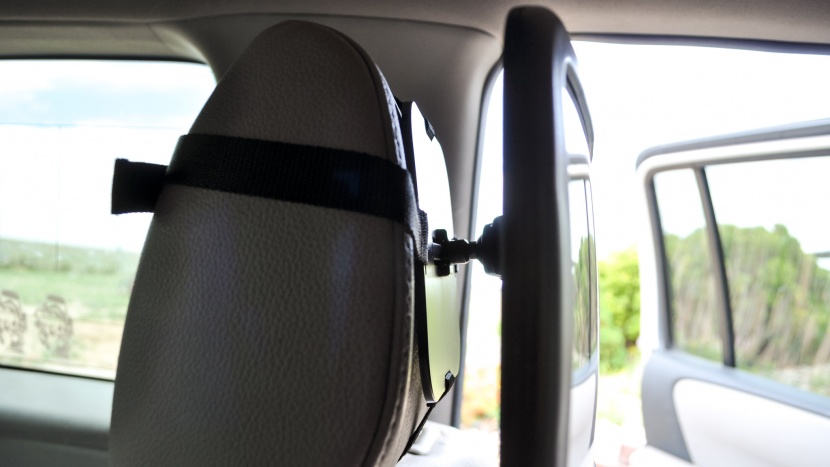 many of the mirrors have a thin attachment plate that makes it...