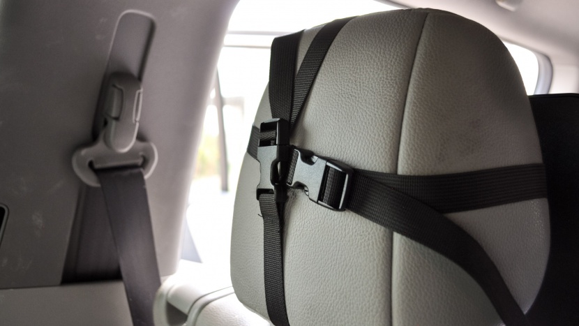 baby mirror for car - most of the mirrors had 2 strap installation with one going over the...