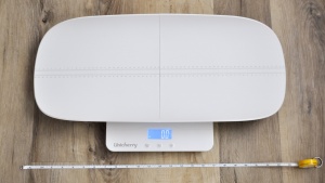 The UniCHerry has a nice sized tray that is virtually flat with...