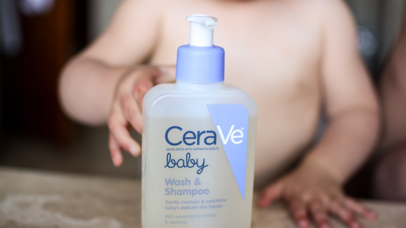 baby shampoo - the cerave baby wash and shampoo comes in a slim and small bottle...