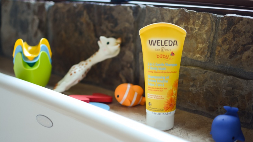 baby shampoo - the weleda 2-in-1 shampoo and body wash has a soft and not...
