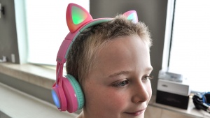 While fun and cute, the cat-eared headphones are not very...