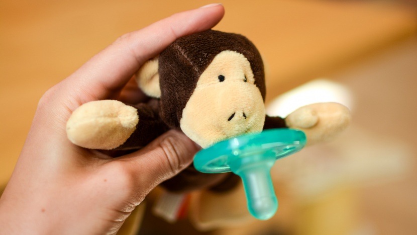 pacifier - the wubbanub pacifier is soft and cuddly.