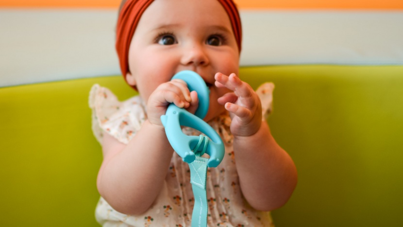 teething toy - the mombella elephant teether is a tester favorite. it is easy for...