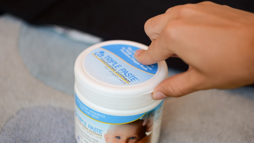 diaper cream - we prefer flip-top products as they are easy to use one-handed.