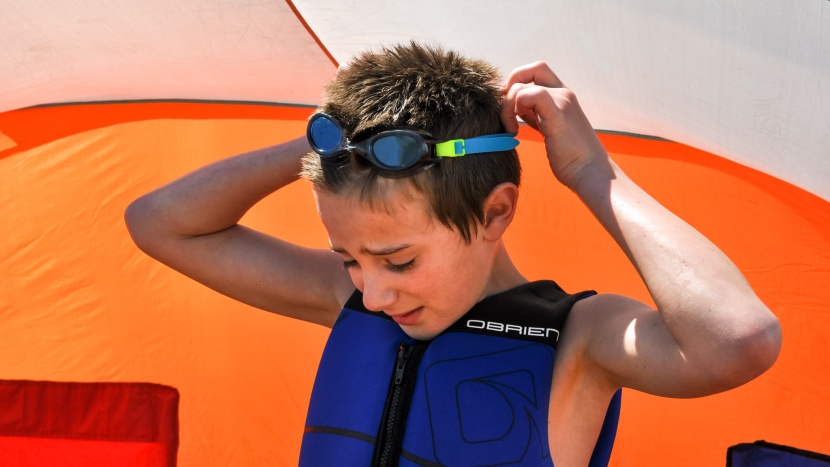 despite its other charms, the speedo goggles were harder to adjust...