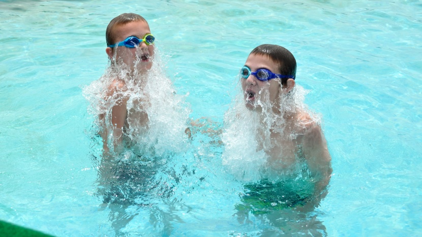 kids swim goggles - the outdoormaster two-pack is perfect for siblings and pool parties.