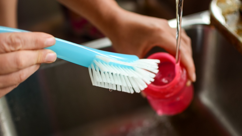 baby bottle brush - the plastic bristles of the philips brush are very durable.