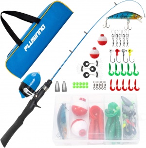 plussino kids fishing pole