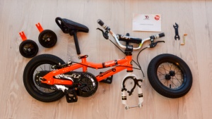 The Duzy Custom needed a little modifying in the brake line...