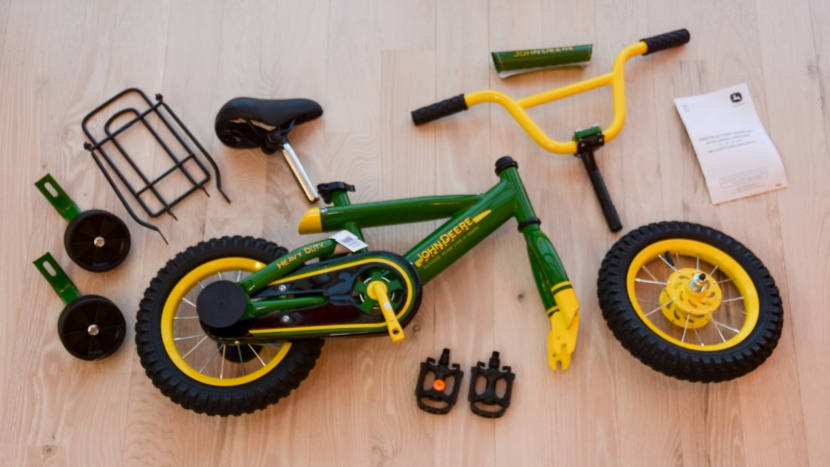 the tomy has some of the most complicated instructions, so we set it...