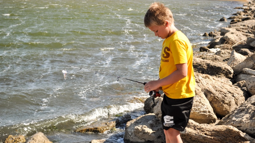 kids fishing pole - the dock runner is a nice pole with a spinning reel, but younger...