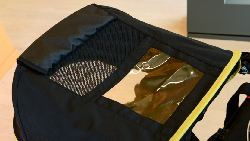 the new bob canopy on the blaze includes a vinyl window and...