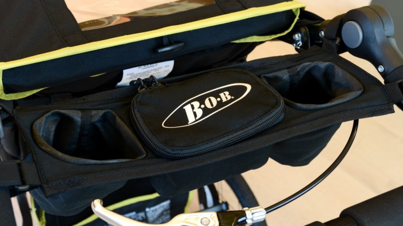 bob blaze - the bob parent console has two deep cup holders and a zippered...