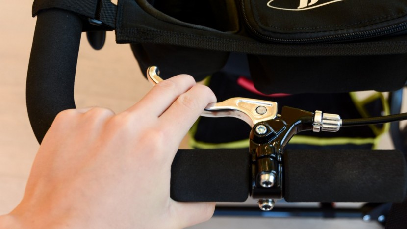 the handbrake on the blaze work well, but if you don't run on hilly...