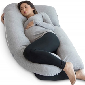 Pregnancy Pillows, U Shaped Full Body Pillow for Sleeping Support, 55 Inch  Mater