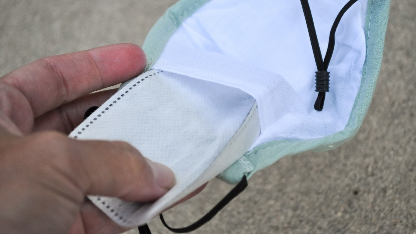 some masks have larger filter pockets that make changing filters easy.